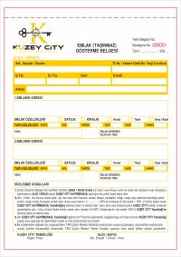 Emlak Gösterme Belgesi - 2 Nüshalı - 2 Renk Baskılı