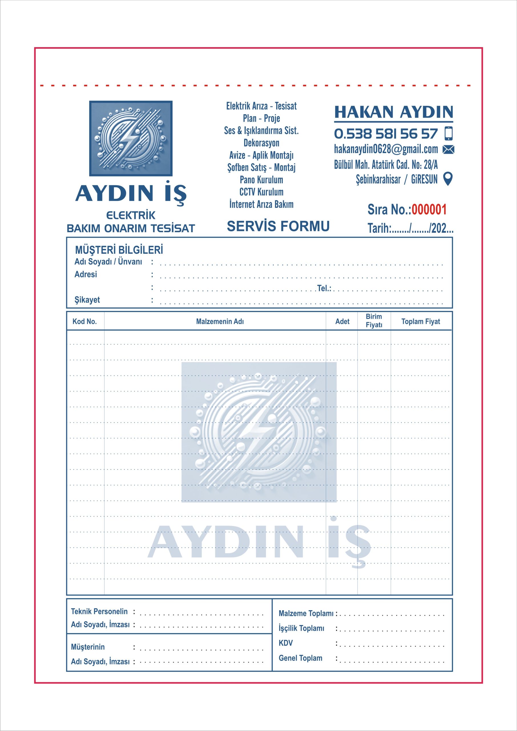 servis-formu-a5-ebat-2-nushali-seri-numarali-tek-renk-baskili-mavi