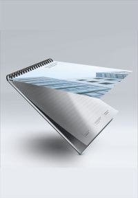 Spiralli Bloknot - A5 A6 Ebatlarda - Karton Renkli Kapak